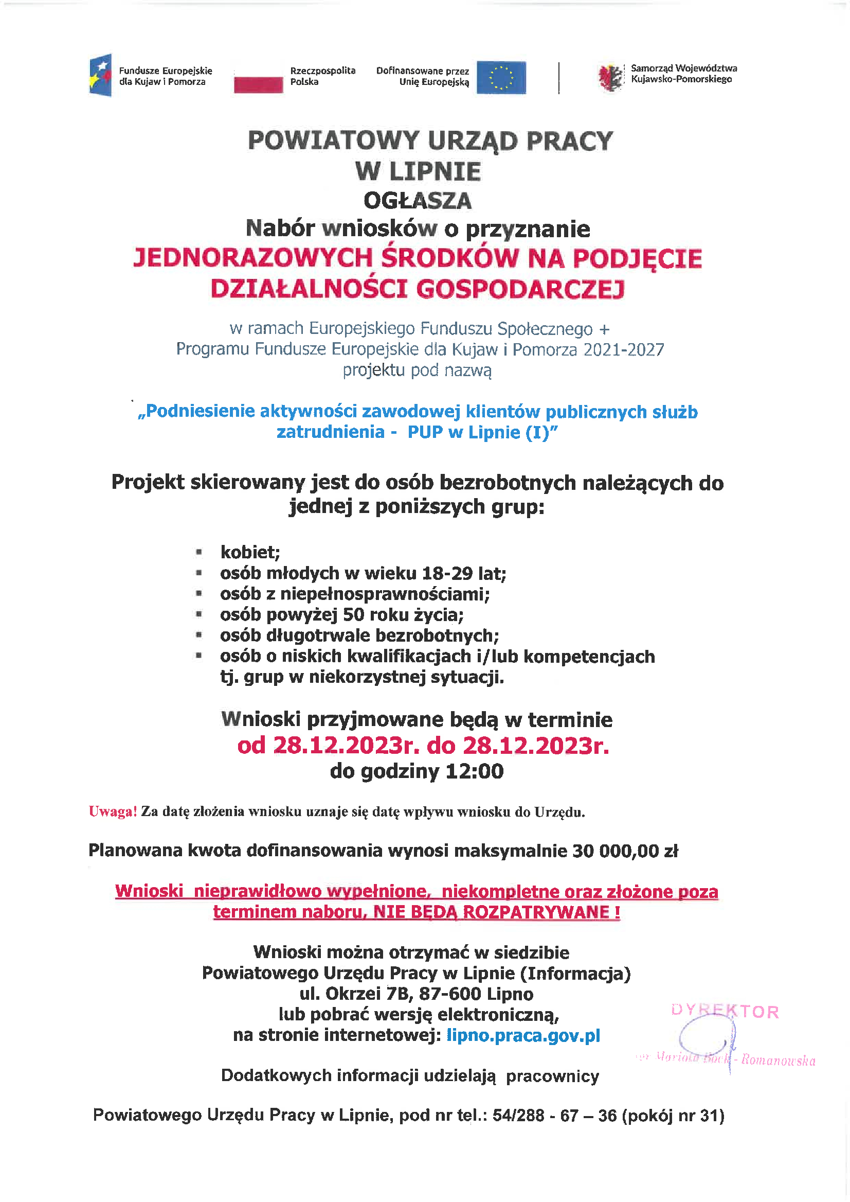 Nabór grudzień 2023