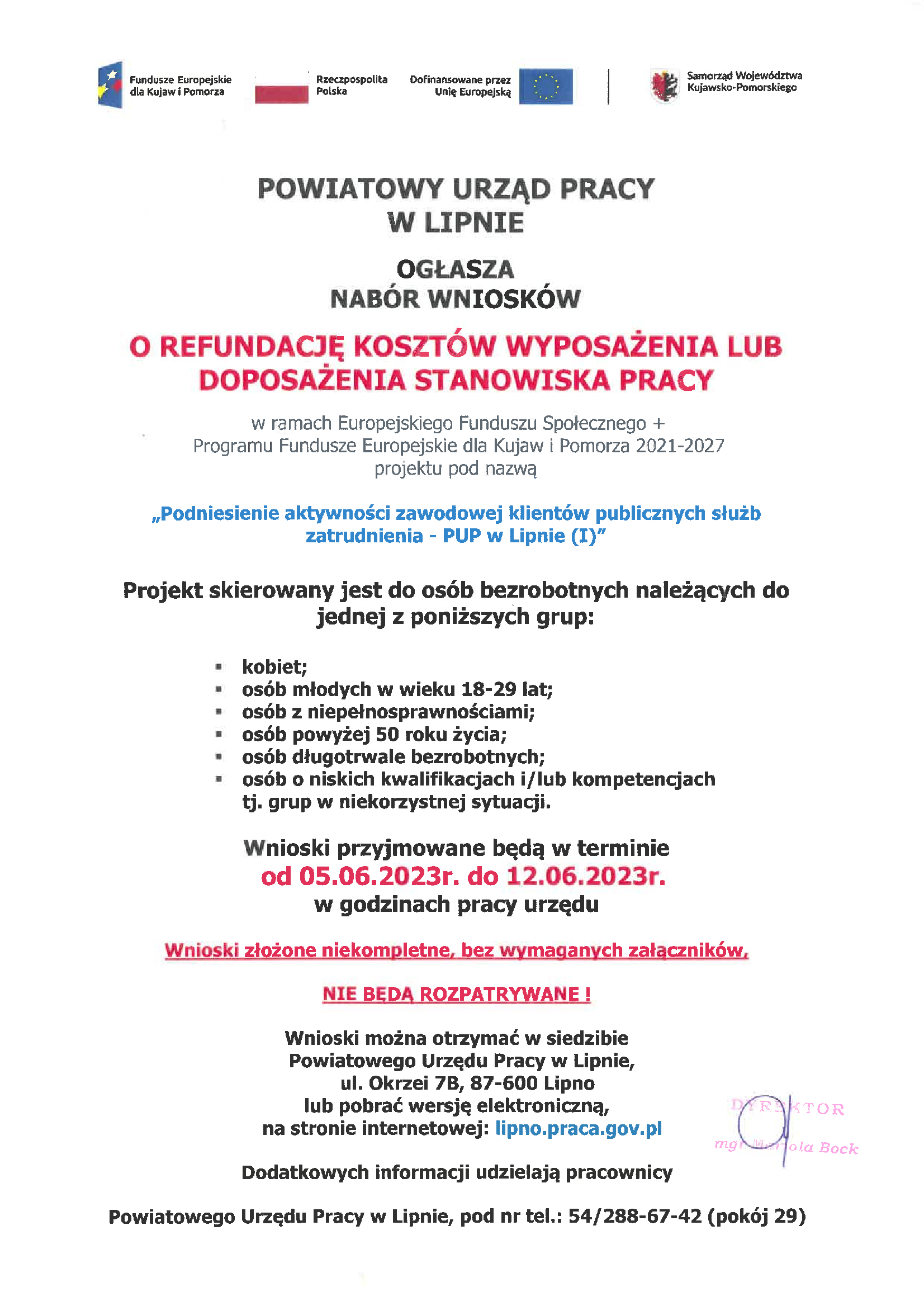 Doposażenie EFS+